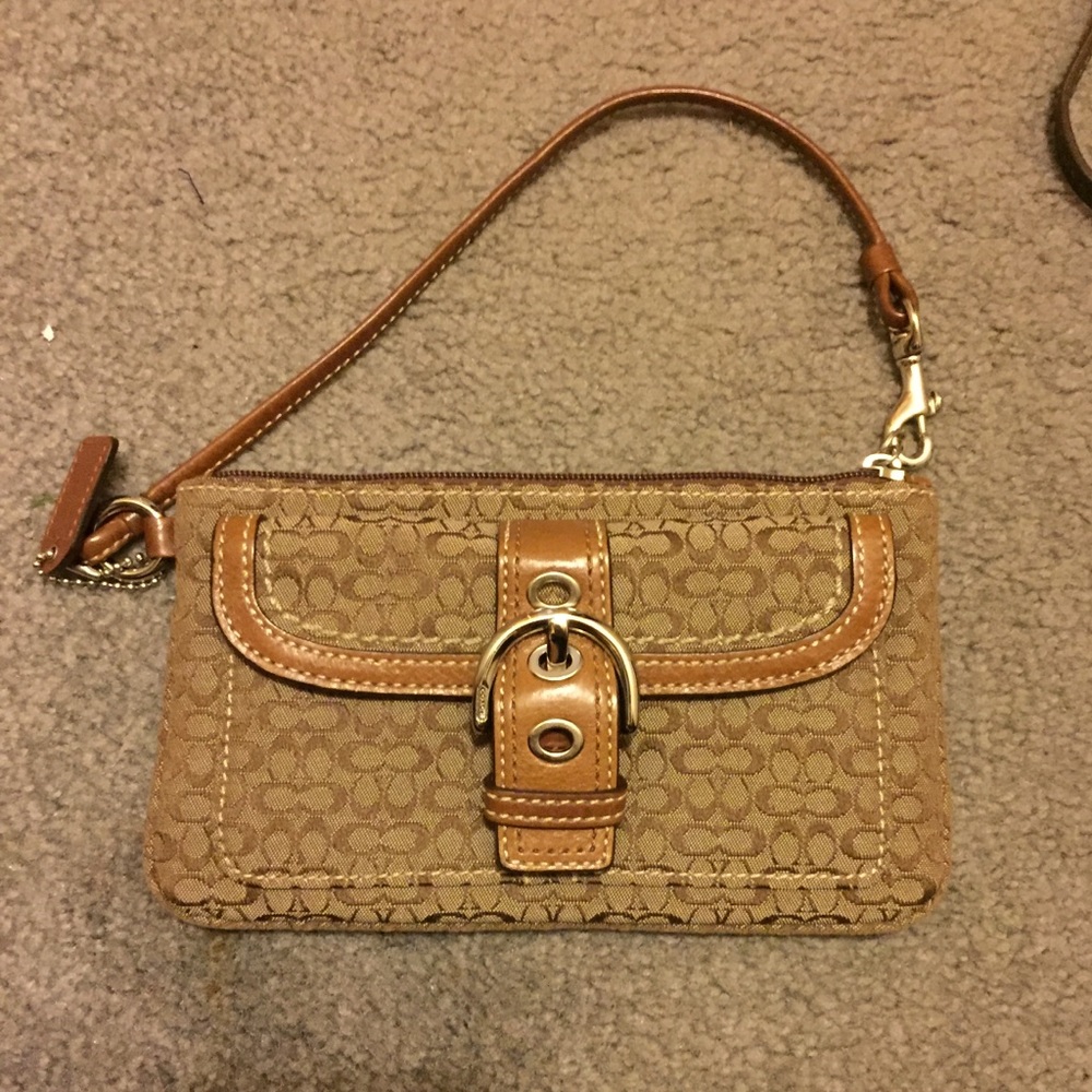 Authentic coach wristlet